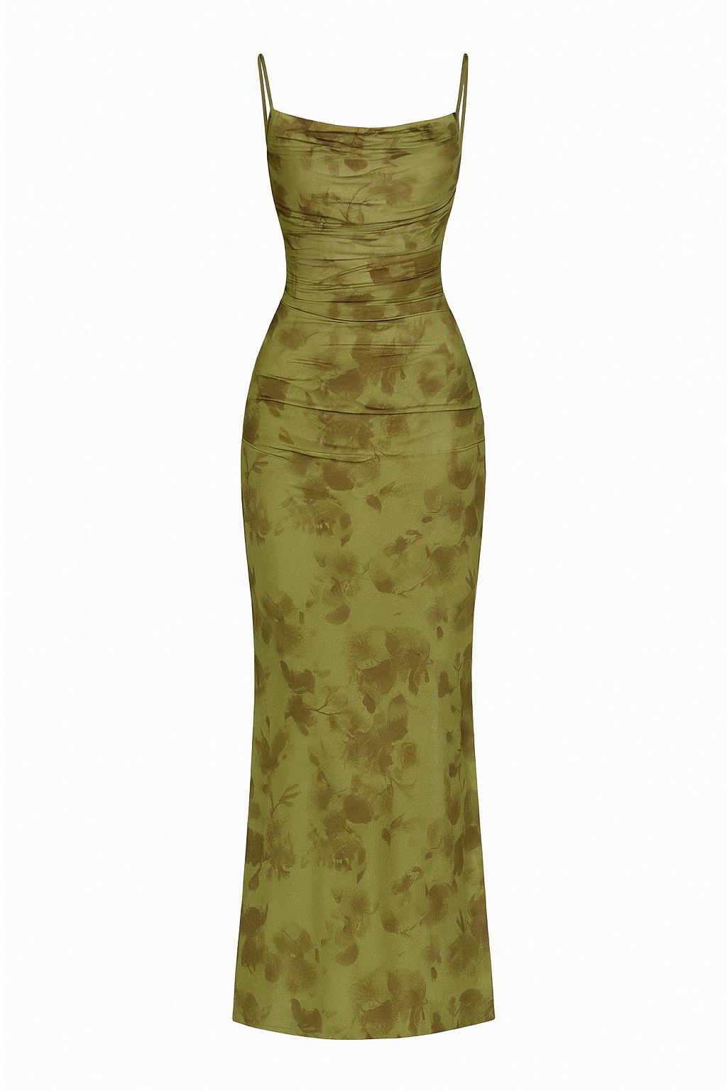 Jade Whisper – Modern Han Aesthetic Maxi Dress